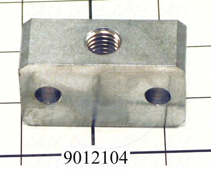 Fabricated Parts, Spring Tension Nut, 2.25 in. Length, 1.25 in. Width