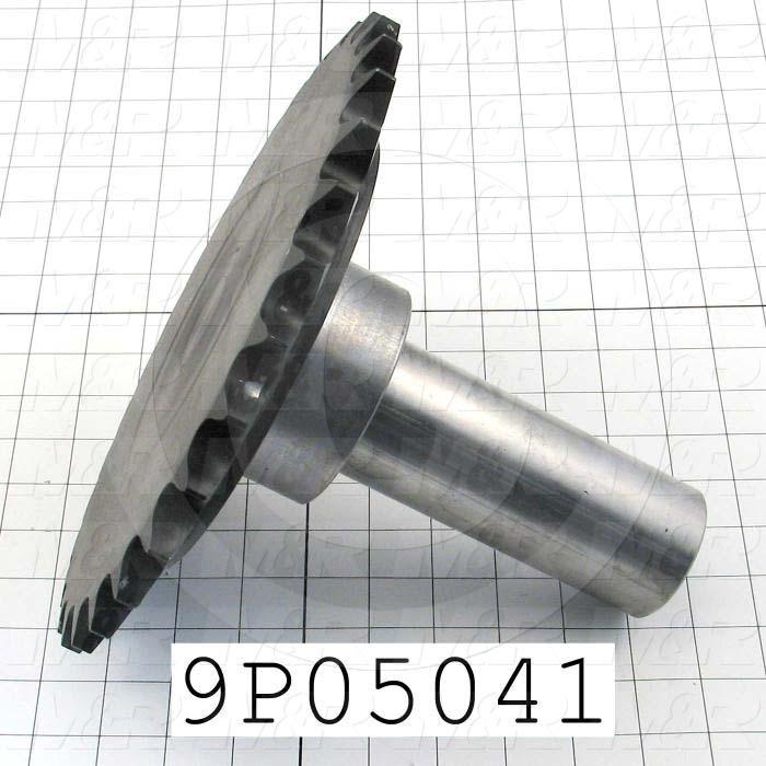 Fabricated Parts, Sprocket Drive Shaft, 8.00 in. Length, 10.13 in. Diameter, Rear