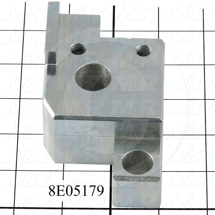 Fabricated Parts, SQ. CYL CLAMP R.H., 4.00 in. Length, 2.50 in. Width, 1.56 in. Height