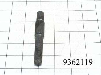 Fabricated Parts, Squeegee Adjust Rod, 4.24 in. Length, 0.63 in. Diameter, 1/2-20 Thread Size