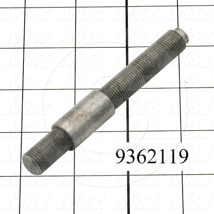 Fabricated Parts, Squeegee Adjust Rod, 4.24 in. Length, 0.63 in. Diameter, 1/2-20 Thread Size