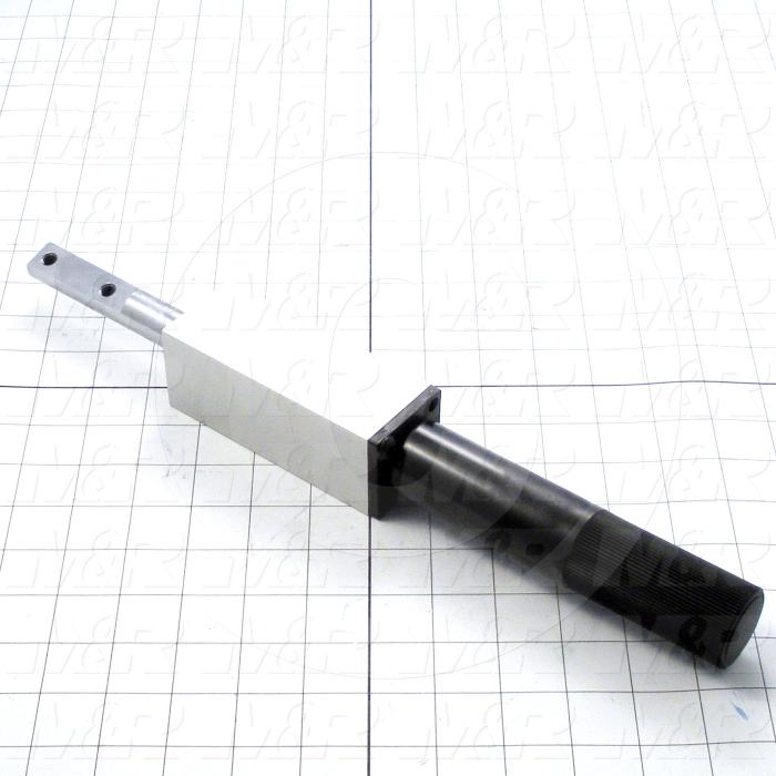 Fabricated Parts, Squeegee Bar Air Cylinder, 15.44 in. Length, 1.75 in. Width, 1.75 in. Height, 2 1/2 in. Stroke