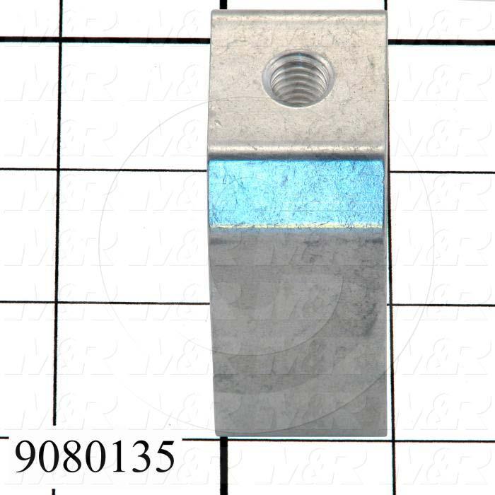 Fabricated Parts, Squeegee Flood Bar Clamp, 1.53 in. Length, 1.00 in. Width