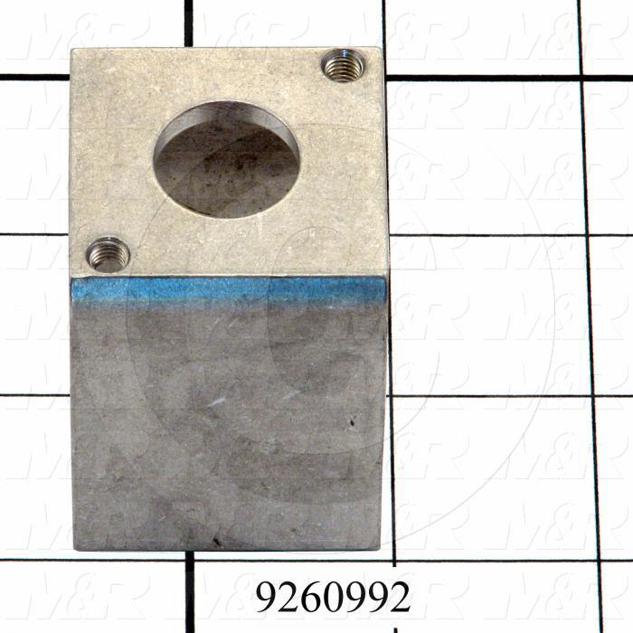Fabricated Parts, Squeegee-Flood Bar Clamp, 1.53 in. Length, 1.50 in. Width, 2.53 in. Height