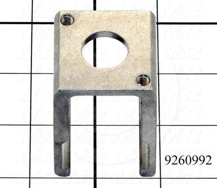 Fabricated Parts, Squeegee-Flood Bar Clamp, 1.53 in. Length, 1.50 in. Width, 2.53 in. Height