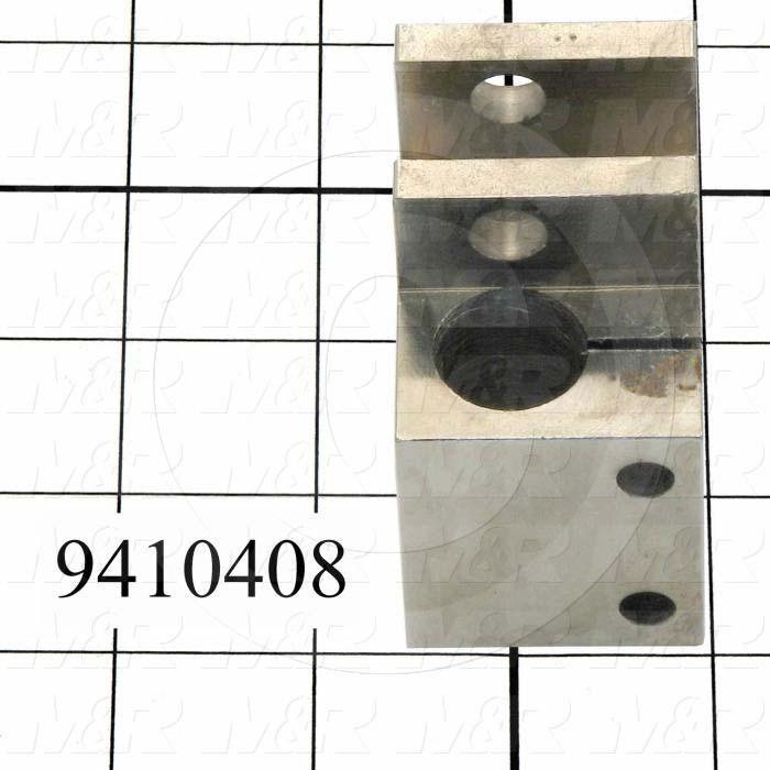 Fabricated Parts, Squeegee Holder Bracket, 2.06 in. Length, 1.50 in. Width, 2.50 in. Height, Left Side
