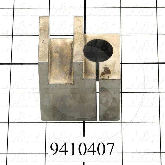 Fabricated Parts, Squeegee Holder Bracket, 2.50 in. Length, 2.06 in. Width, 1.50 in. Height, Right Side