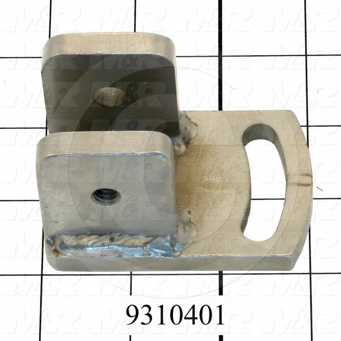 Fabricated Parts, Squeegee Holder Bracket, 3.00 in. Length, 2.00 in. Width, 2.00 in. Height