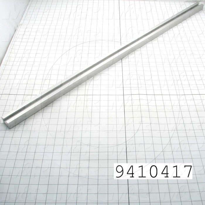 Fabricated Parts, Squeegee Holding Bar, 42.00 in. Length, 1.50 in. Width, 1.00 in. Height