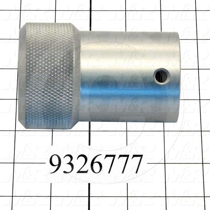 Fabricated Parts, Squeegee Lock Knob, 2.63 in. Length, 1.75 in. Diameter