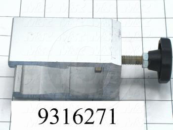 Fabricated Parts, Squeegee Manual Clamp Assembly, 4.00 in. Length, 2.38 in. Width, 2.00 in. Height