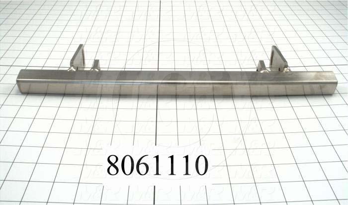 Fabricated Parts, Squeegee Mounting Bar, 17.00 in. Length