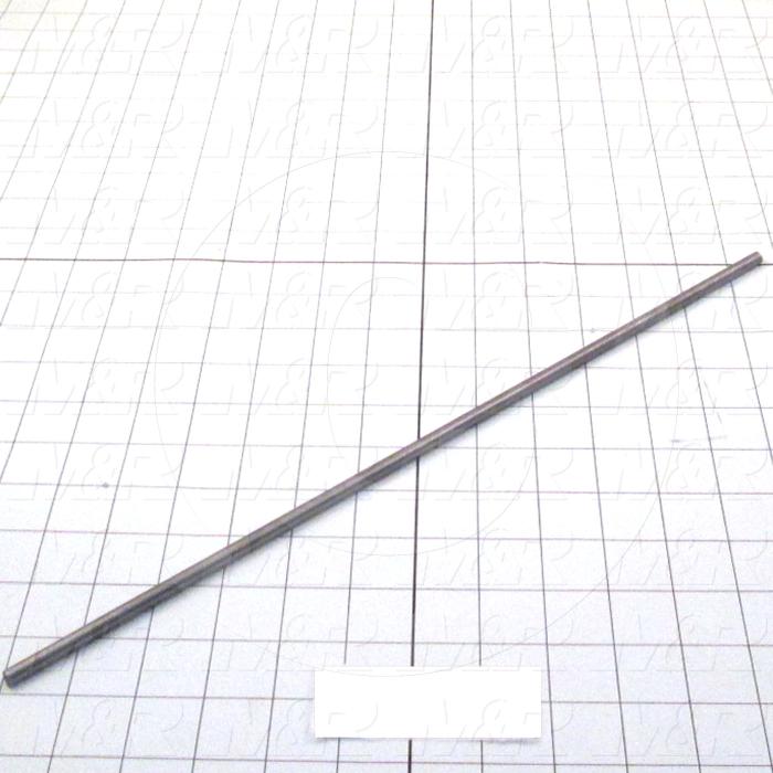 Fabricated Parts, Squeegee Pin 16", 16.00 in. Length, 0.25 in. Diameter, As Material Finish