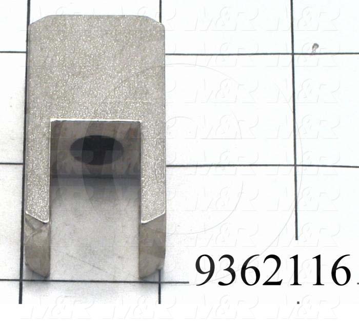 Fabricated Parts, Squeegee Pivot Bracket, 1.81 in. Length, 0.75 in. Width, 1.00 in. Height