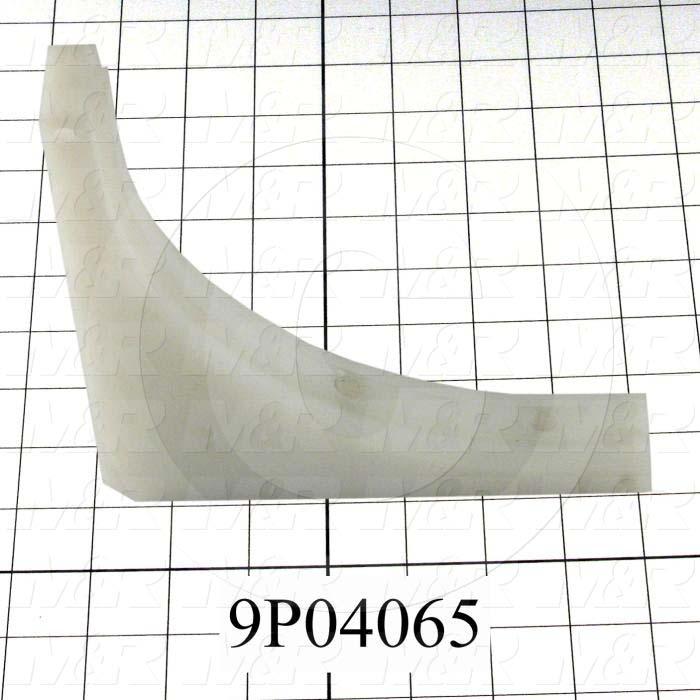 Fabricated Parts, Stabilizer Chain Guide 7.1", 7.10 in. Length, 7.10 in. Width, 1.25 in. Thickness