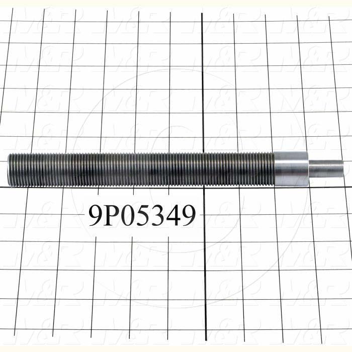 Fabricated Parts, Stop Adjusting Screw, 9.50 in. Length, 1-12 Thread Size