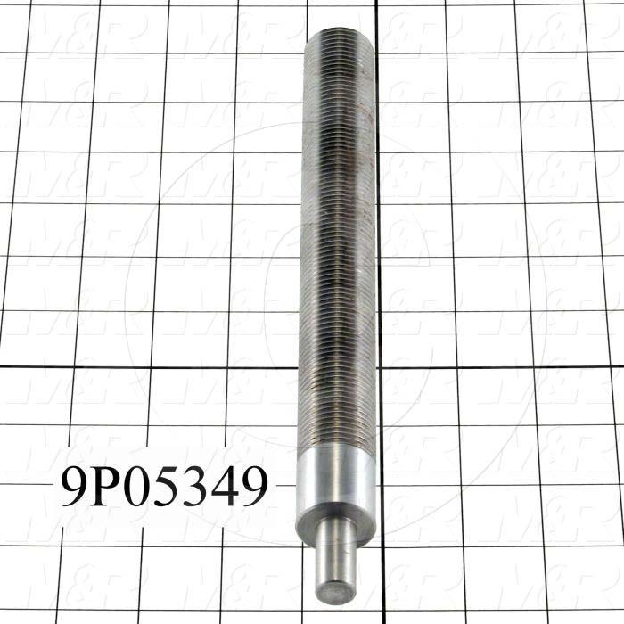Fabricated Parts, Stop Adjusting Screw, 9.50 in. Length, 1-12 Thread Size