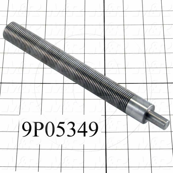 Fabricated Parts, Stop Adjusting Screw, 9.50 in. Length, 1-12 Thread Size