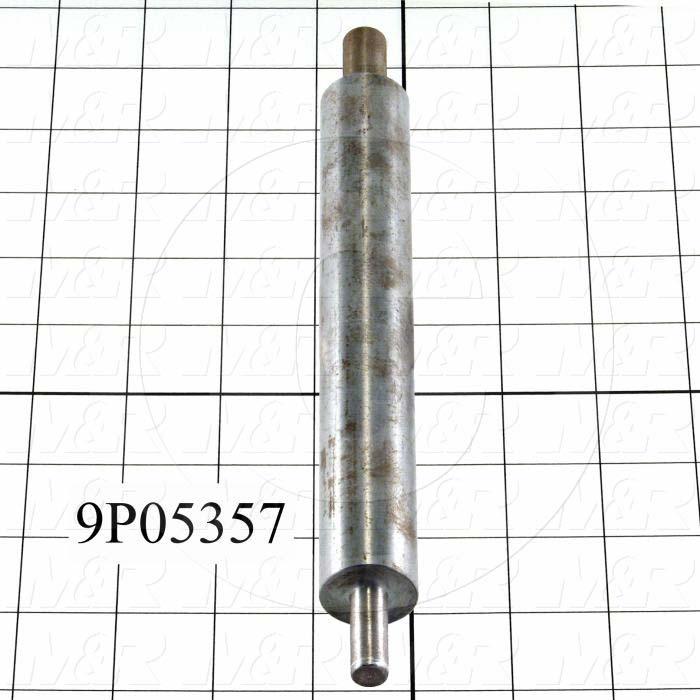 Fabricated Parts, Stop Hand Wheel Shaft 9.0"Lg., 9.00 in. Length, 1.00 in. Diameter