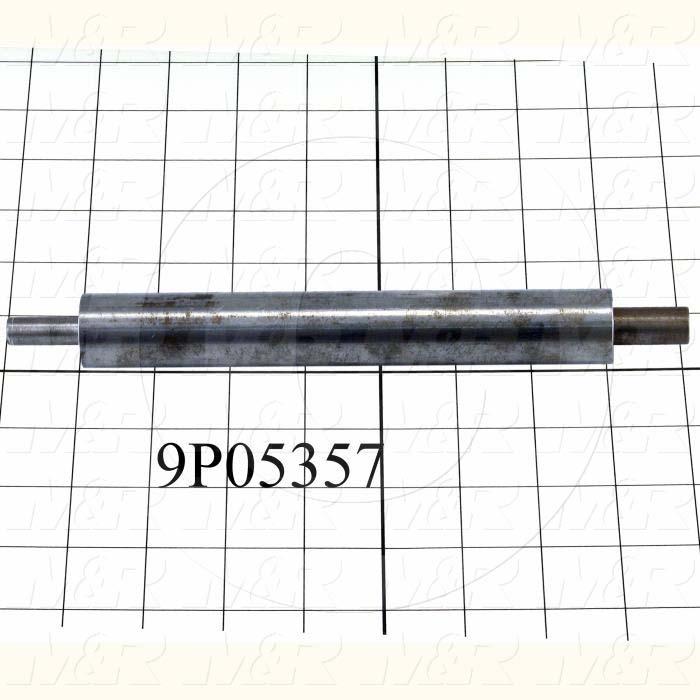 Fabricated Parts, Stop Hand Wheel Shaft 9.0"Lg., 9.00 in. Length, 1.00 in. Diameter