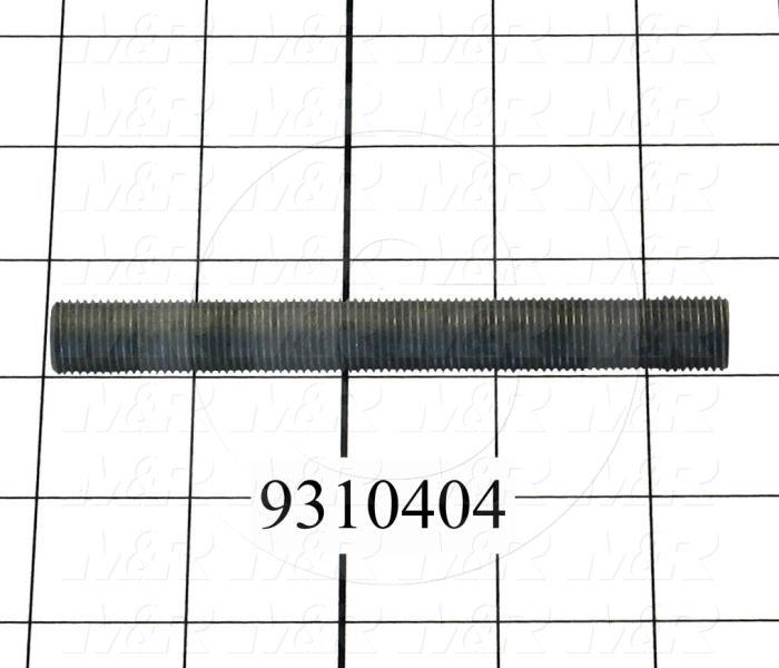 Fabricated Parts, Stroke Adjusting Rod, 4.38 in. Length, 1/2-20 Thread Size