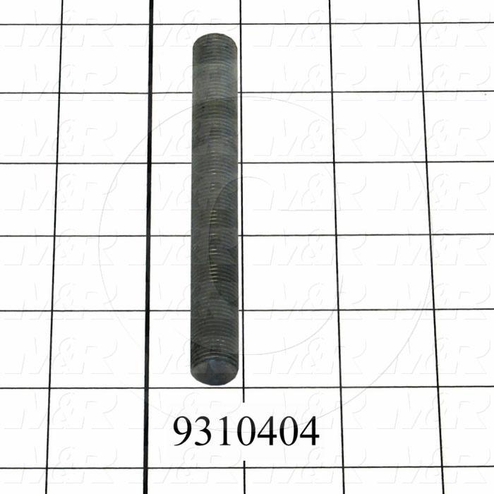 Fabricated Parts, Stroke Adjusting Rod, 4.38 in. Length, 1/2-20 Thread Size