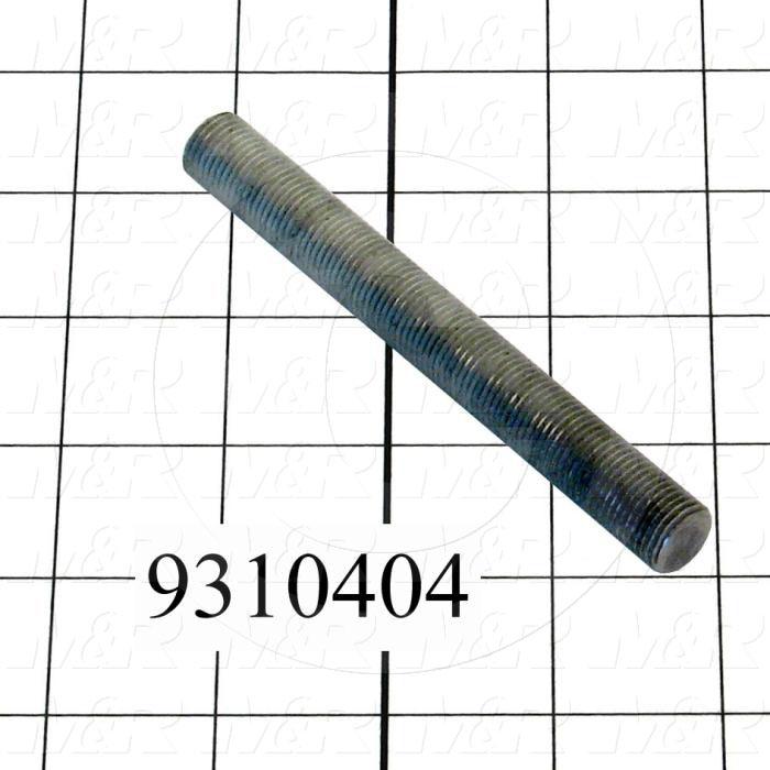 Fabricated Parts, Stroke Adjusting Rod, 4.38 in. Length, 1/2-20 Thread Size