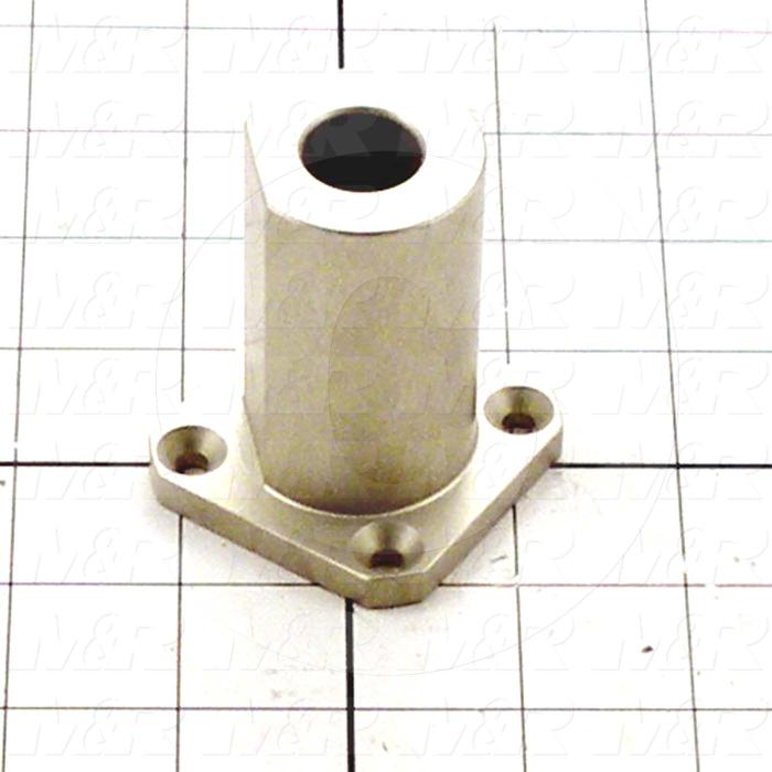 Fabricated Parts, Stroke Adjustment Base, 2.50 in. Length, 2.00 in. Width, 2.00 in. Height