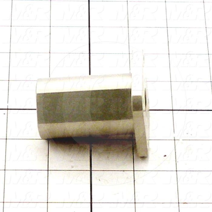 Fabricated Parts, Stroke Adjustment Base, 2.50 in. Length, 2.00 in. Width, 2.00 in. Height