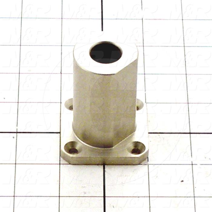 Fabricated Parts, Stroke Adjustment Base, 2.50 in. Length, 2.00 in. Width, 2.00 in. Height