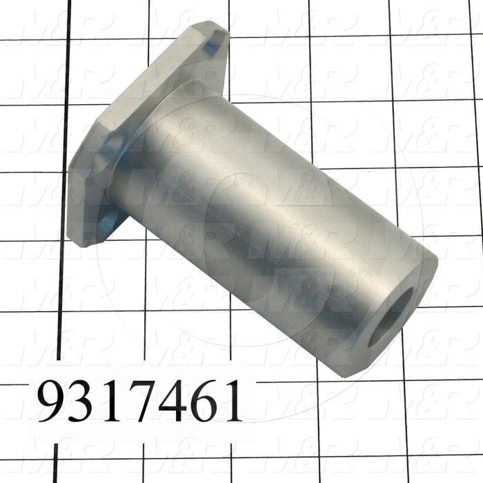 Fabricated Parts, Stroke Adjustment Base, 3.63 in. Length, 2.50 in. Width, 2.50 in. Height