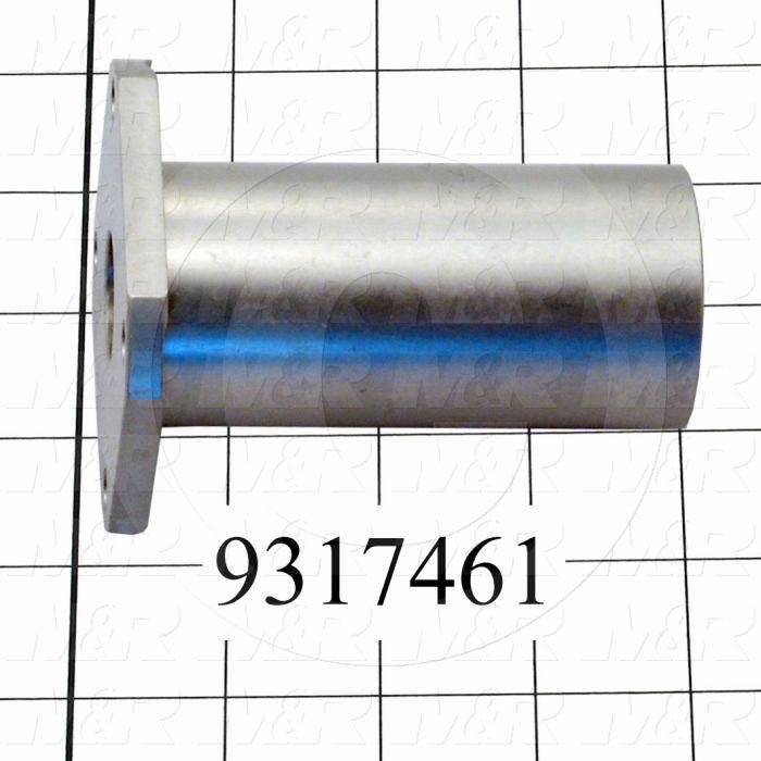 Fabricated Parts, Stroke Adjustment Base, 3.63 in. Length, 2.50 in. Width, 2.50 in. Height