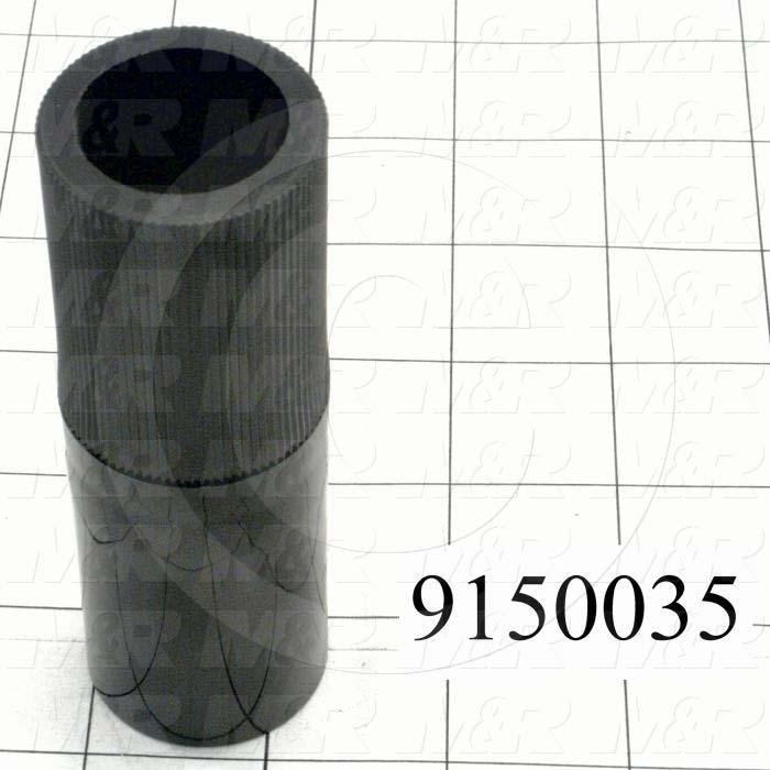 Fabricated Parts, Stroke Adjustment Knob, 4.16 in. Length, 1.38 in. Diameter