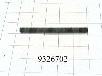 Fabricated Parts, Stroke Adjustment Rod, 4.75 in. Length, 3/8-24 Thread Size