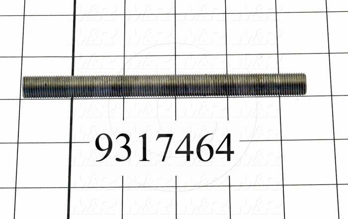 Fabricated Parts, Stroke Adjustment Rod, 6.00 in. Length, 1/2-20 Thread Size