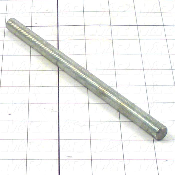 Fabricated Parts, Stroke Adjustment Rod, 8.50 in. Length, 1/2-20 Thread Size