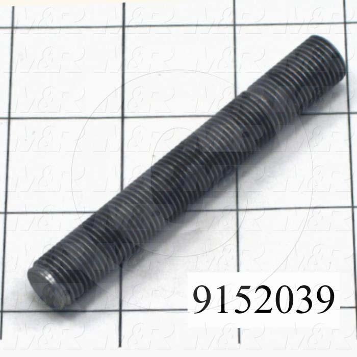 Fabricated Parts, Stroke Adjustment Screw, 3.44 in. Length, 1/2-20 Thread Size