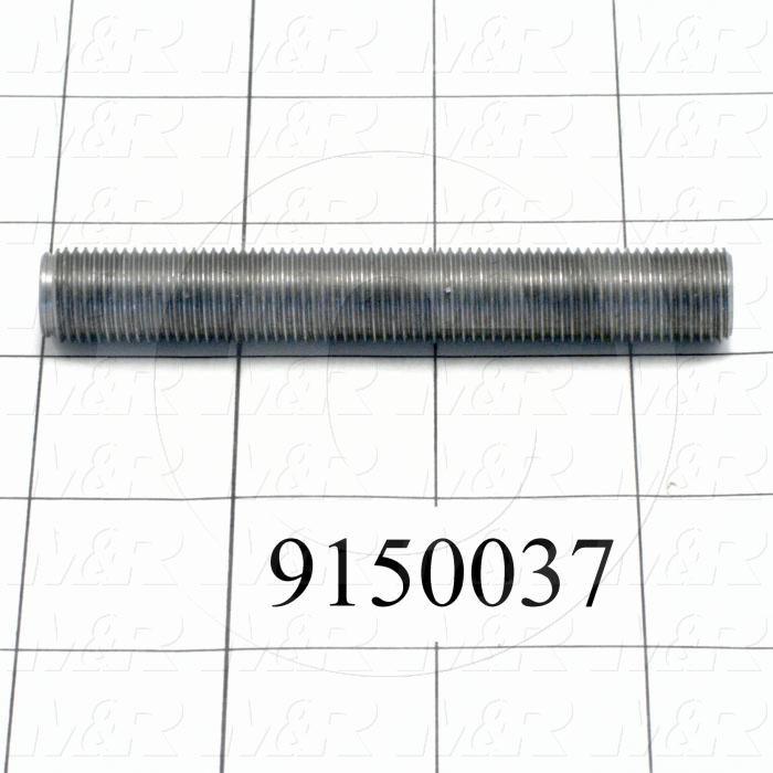 Fabricated Parts, Stroke Adjustment Screw, 3.50 in. Length, 1/2-20 Thread Size