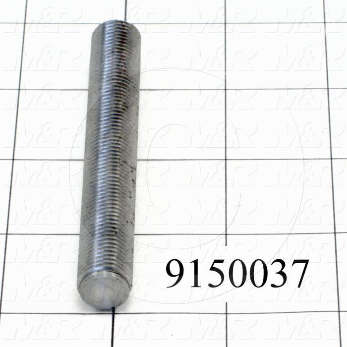 Fabricated Parts, Stroke Adjustment Screw, 3.50 in. Length, 1/2-20 Thread Size
