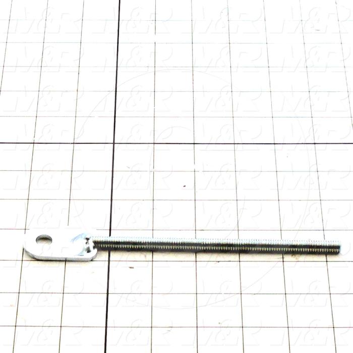 Fabricated Parts, Stud Weldment, 7.38 in. Length, 100.50 in. Width, 5/16-18 Thread Size