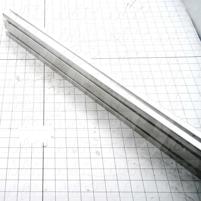 Fabricated Parts, Support Beam Extr 45", 45.00 in. Length, 3.15 in. Width, 1.57 in. Height