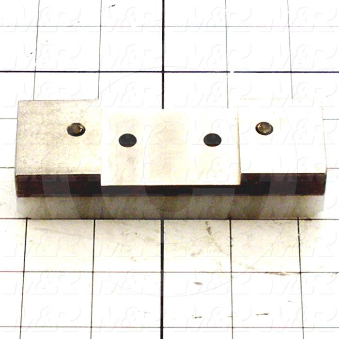 Fabricated Parts, Support Block Assembly, 4.50 in. Length, 1.75 in. Width, 1.00 in. Height