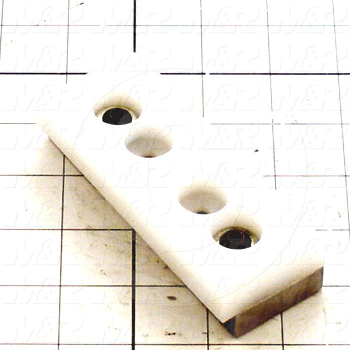 Fabricated Parts, Support Block Assembly, 4.50 in. Length, 1.75 in. Width, 1.00 in. Height