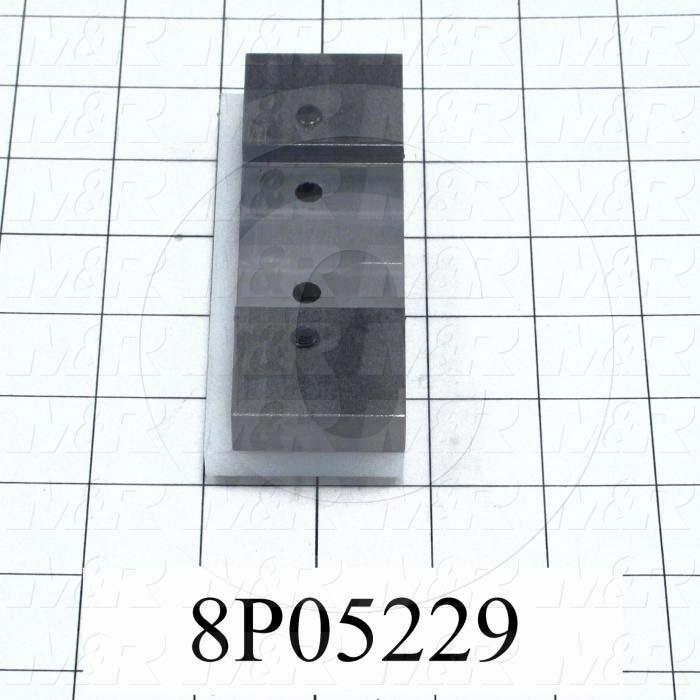 Fabricated Parts, Support Block Assembly, 4.50 in. Length, 1.75 in. Width, 1.00 in. Height