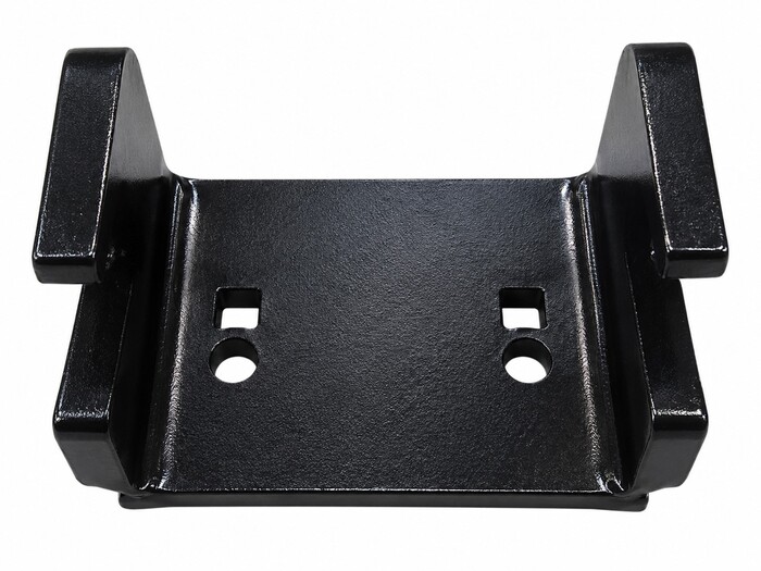 Fabricated Parts, Support Mtg. Bracket, 2.00 in. Length, 3.00 in. Width, 1.56 in. Height, 1/4 in. Thickness, Black Oxide Finish