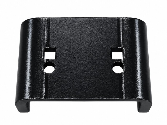 Fabricated Parts, Support Mtg. Bracket, 2.00 in. Length, 3.00 in. Width, 1.56 in. Height, 1/4 in. Thickness, Black Oxide Finish