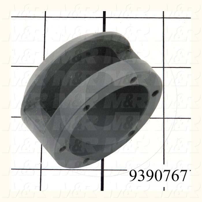 Fabricated Parts, Switch Lock Outer Body, 1.17 in. Length, 2.13 in. Diameter