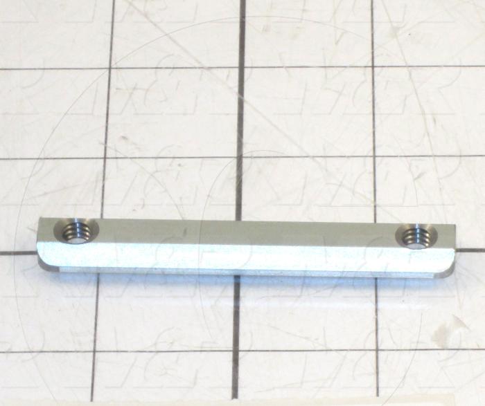 Fabricated Parts, T-Nut-3" In Lg-0.5 W, 3.00 in. Length, 0.50 in. Width, 0.19 in. Height, 11 GA Thickness, As Material Finish