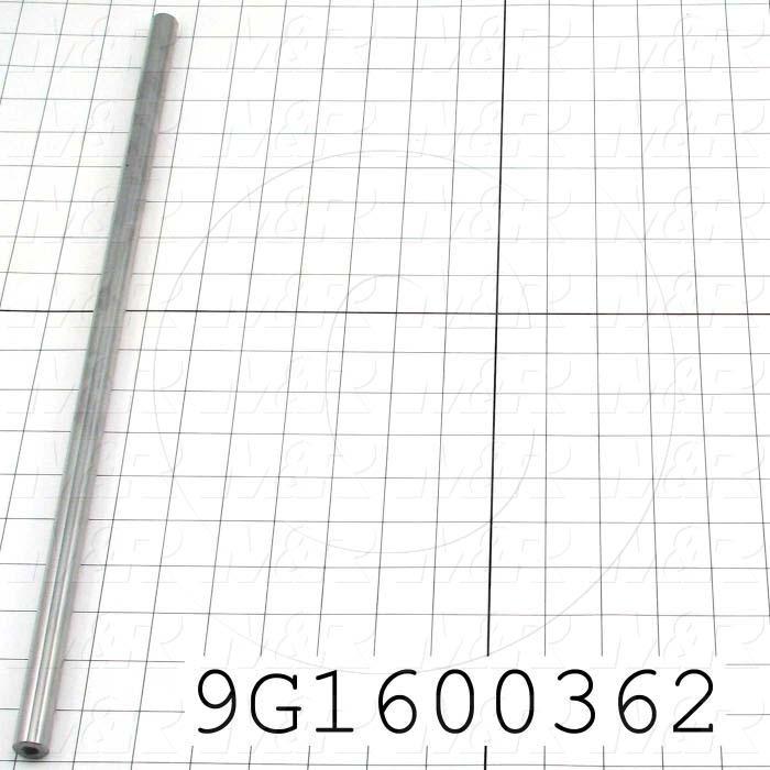 Fabricated Parts, Table Slide Shaft, 18.00 in. Length, 0.625 in. Diameter, Plain Finish