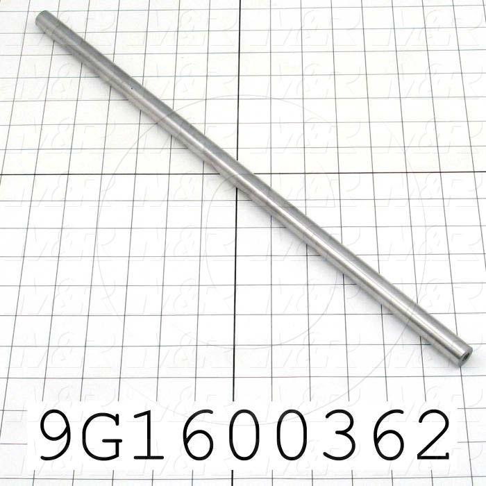 Fabricated Parts, Table Slide Shaft, 18.00 in. Length, 0.625 in. Diameter, Plain Finish